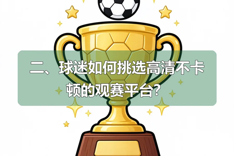二、球迷如何挑选高清不卡顿的观赛平台？
